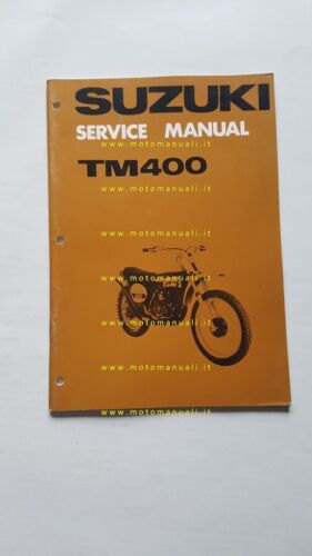 Suzuki TM 400 1971 manuale officina INGLESE originale Workshop SERVICE …