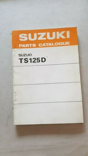 Suzuki TS 125 D 1984 catalogo ricambi originale moto parts …