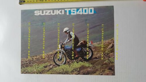 Suzuki TS 400 1977 depliant originale ITALIANO motorcycle brochure