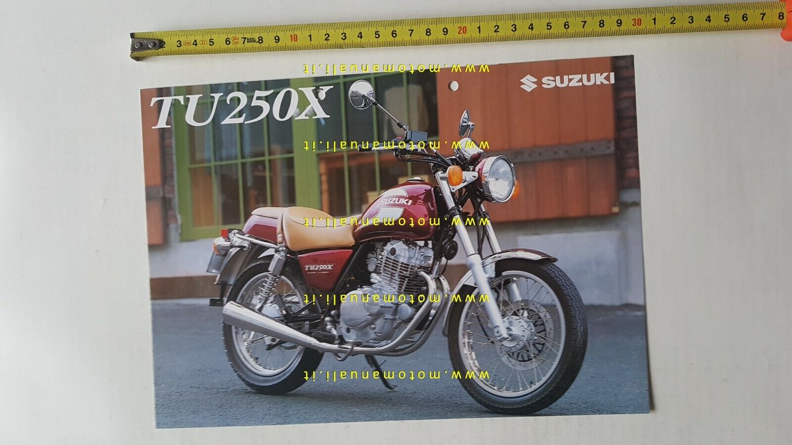 Suzuki TU 250 X 1997 depliant ITALIANO originale moto brochure