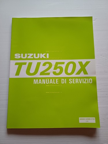 Suzuki TU 250 X 1997 manuale officina riparazione ITALIANO originale