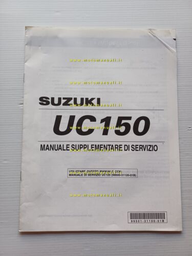 Suzuki UC 150 X Epicuro 1999 AGGIORNAMENTO manuale officina italiano …