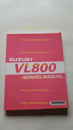 Suzuki VL 800 K1 2001 manuale officina INGLESE originale workshop …