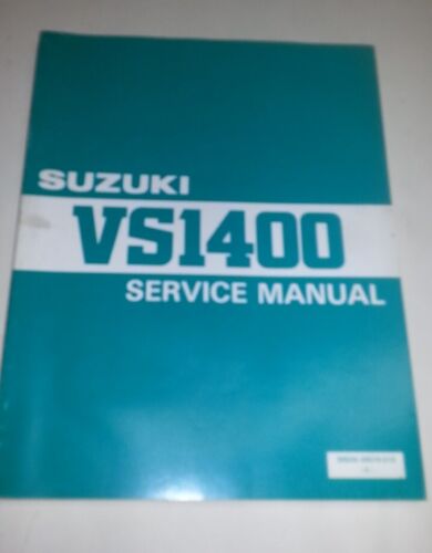 Suzuki VS 1400 1987 manuale officina originale inglese