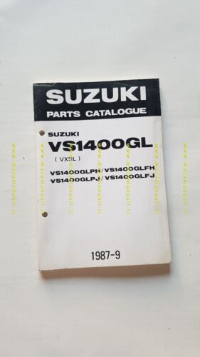 SUZUKI VS 1400 GL 1987 catalogo ricambi originale Spare Parts …