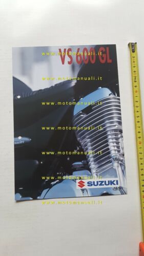 Suzuki VS 600 GL 1995 depliant ITALIANO originale moto brochure