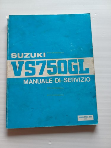 Suzuki VS 750 GL 1986 manuale officina riparazione ITALIANO originale