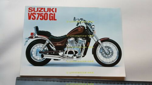 Suzuki VS 750 GL depliant ITALIANO moto originale brochure