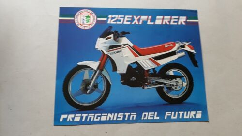 SVM 125 Explorer depliant moto 1986 ORIGINALE motorcycle brochure