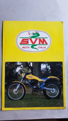 SVM depliant catalogo produzione moto 1985-86 ORIGINALE motorcycle brochure