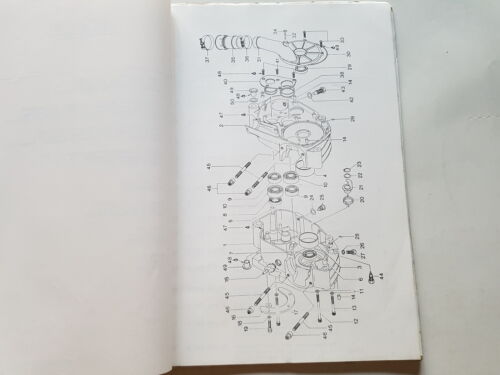 SWM 124 RZ catalogo ricambi MOTORE originale Engine Spare Parts …