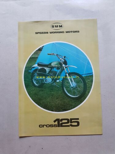 SWM 125 CROSS 1973 depliant originale motorcycle brochure PROSPEKT