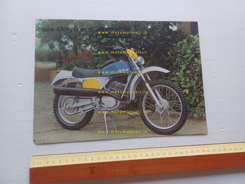 SWM 125 SIx Days ES - ER 1974 depliant originale …
