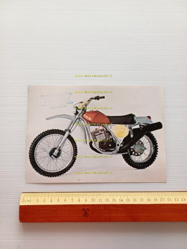 SWM 175-250 Silver Vase 7V Enduro 1976 depliant ITALIANO originale