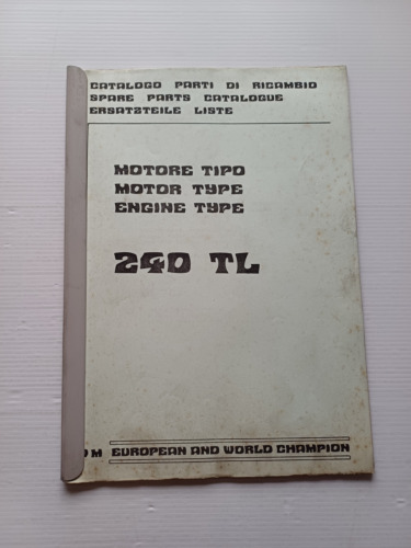 SWM 240 TL trial catalogo ricambi MOTORE originale Engine Spare …