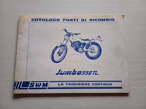 SWM Jumbo 350 TL TRIAL 1983 catalogo ricambi TELAIO originale …