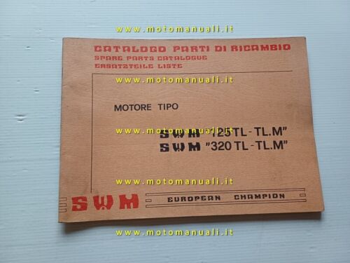 SWM motore 125 TL - 320 TL 1979 catalogo ricambi …