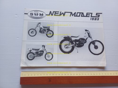 SWM nuovi modelli 1983 depliant originale ITALIANO