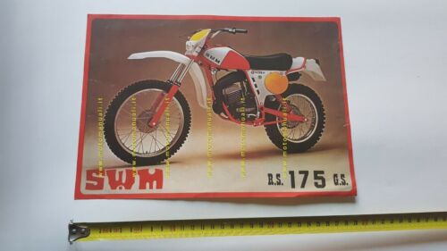 SWM RS 175 GS depliant originale moto brochure
