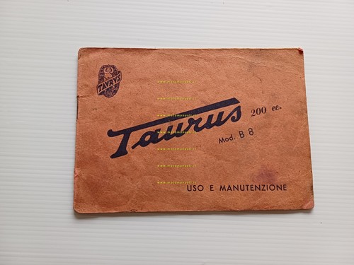 Taurus 200 mod. B 8 anni 50 manuale uso manutenzione …
