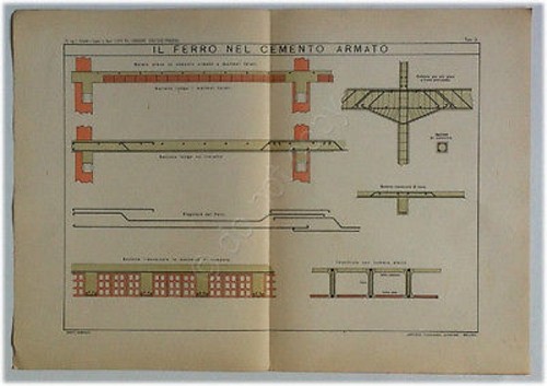 Tavola Architettura - Il Ferro nel Cemento Armato - L. …