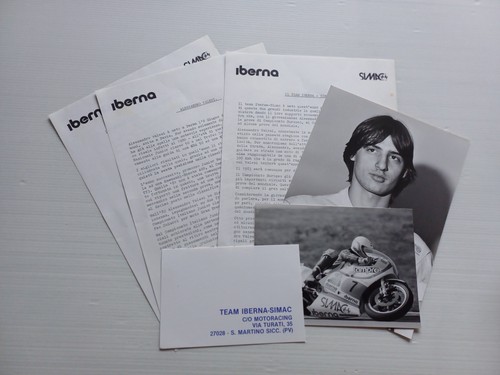 Team Iberna - A. Valesi presentazione stagione GP 1983 cartella …