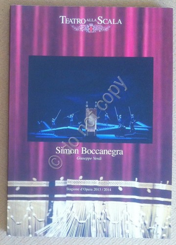 Teatro alla Scala Milano - pubblicazione - libretto opera Simon …