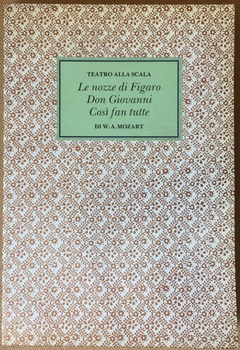 Teatro alla Scala Milano - Stagione 1988/89 - Don Giovanni …
