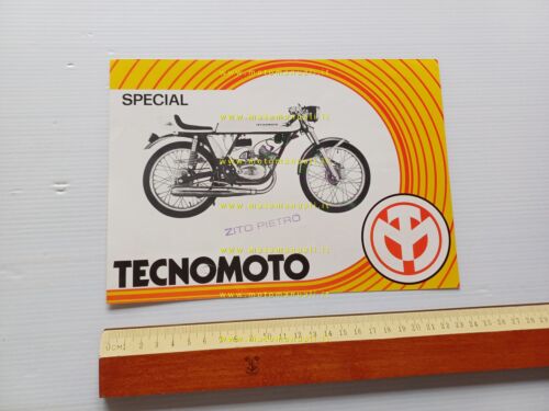 Tecnomoto 50 Special 1972 depliant ITALIANO originale