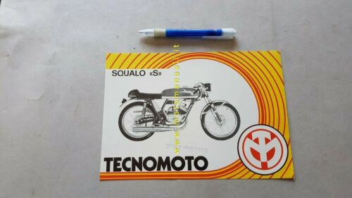 Tecnomoto 50 Squalo "S" 1971 depliant moto brochure
