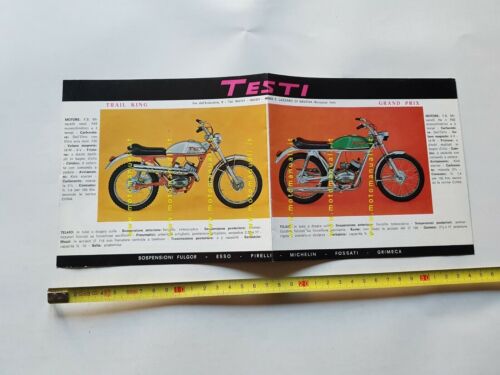 Testi 50 Champion Lusso-Champion-Trail King-Grand Prix 1971 depliant originale