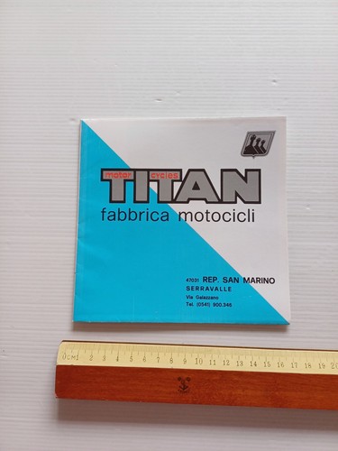 Titan catalogo produzione modelli 1976 depliant manifesto poster ORIGINALE
