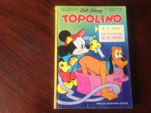 Topolino Fumetto Walt Disney 1 Aprile 1979 n. 1218