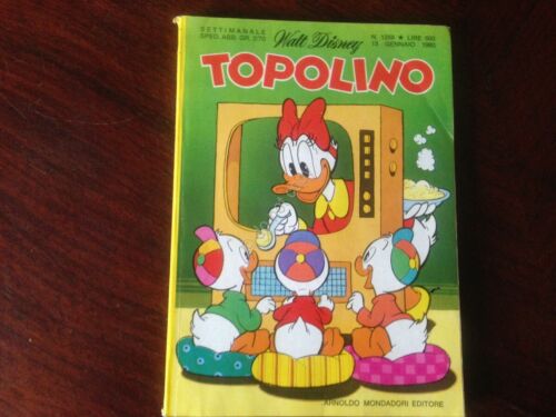 Topolino Fumetto Walt Disney 13 Gennaio 1980 n.1259