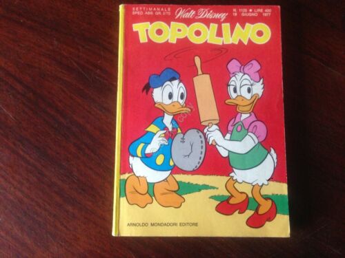 Topolino Fumetto Walt Disney 19 Giugno 1977 N.1125