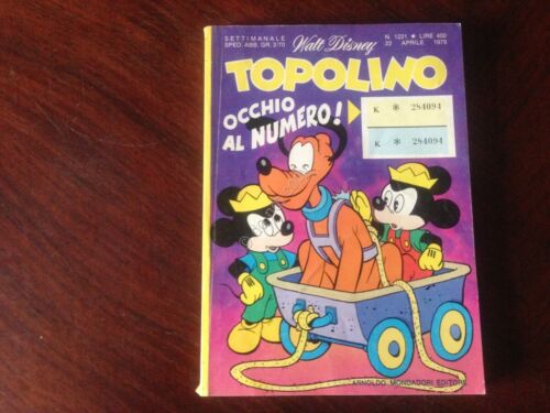 Topolino Fumetto Walt Disney 22 Aprile 1979 n. 1221