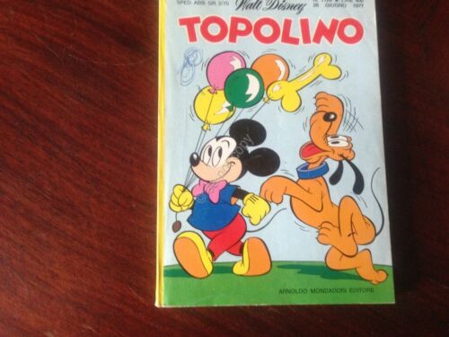 Topolino Fumetto Walt Disney 26 Giugno 1977 N.1126