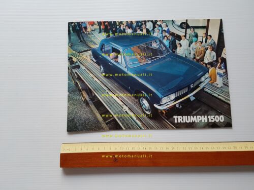 Triumph 1500 1972 depliant originale inglese
