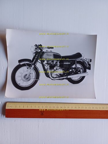 Triumph Bonneville 750 T140 RV 1973 foto cartella stampa originale …