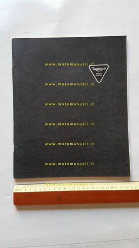 Triumph produzione 1993 depliant originale testo inglese