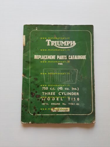 Triumph Trident 750 T150 catalogo ricambi originale