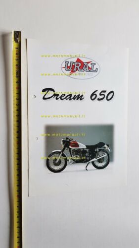 Ural Dream 650 1998 depliant ITALIANO moto originale brochure