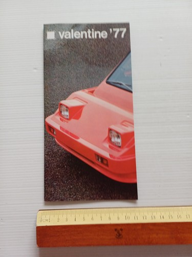 Valentine 250 1977 microauto depliant italiano originale
