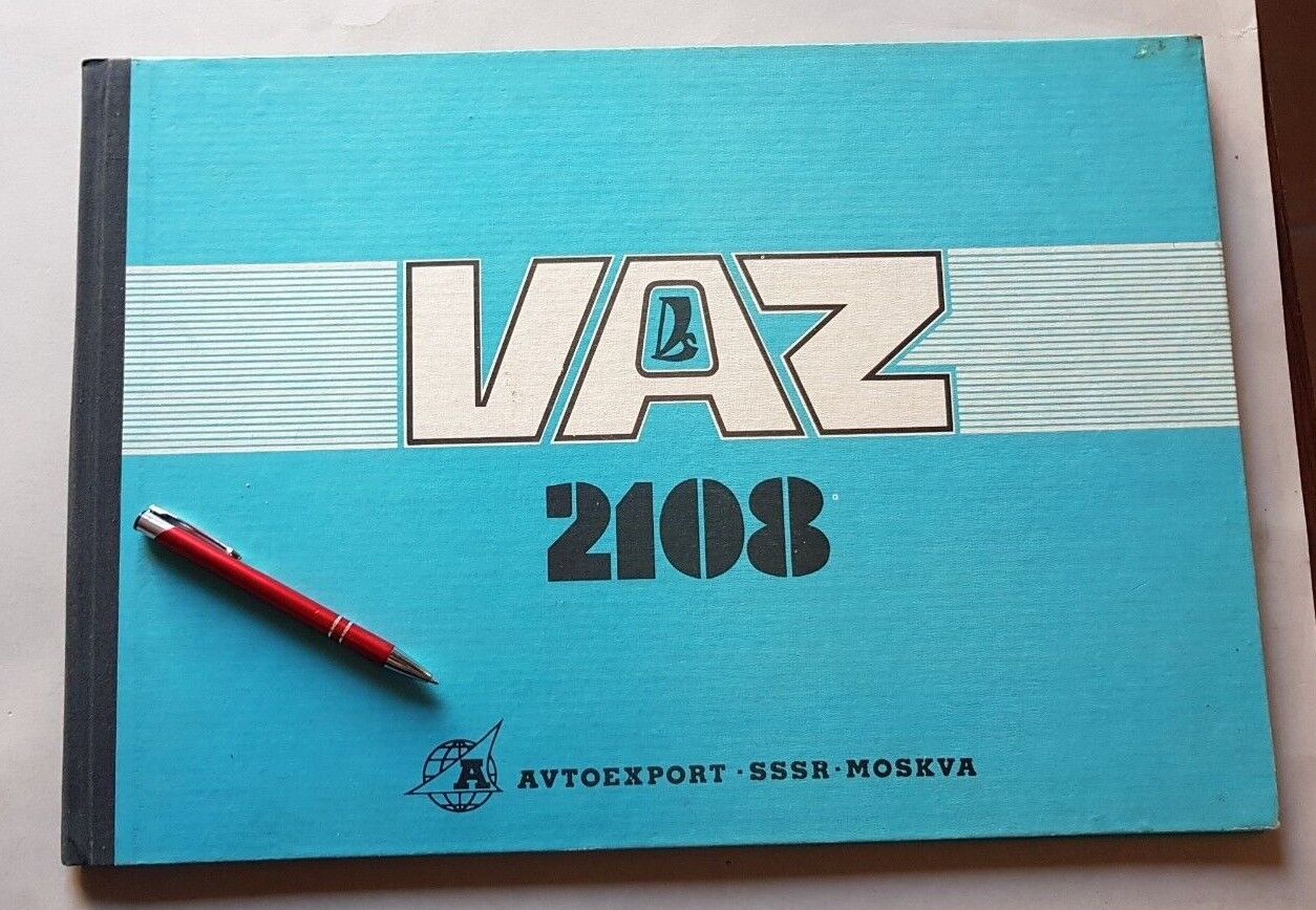 VAZ 2108 Autoexport 1981 brochure catalogo auto depliant originale