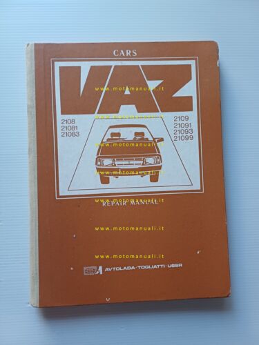 VAZ Lada Samara 1989 manuale officina originale TESTO INGLESE