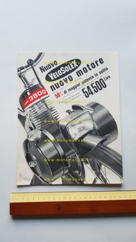 Velosolex 50 3800 Striscia Rossa depliant originale italiano