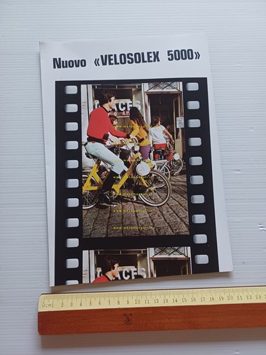 Velosolex 5000 1971 depliant italiano originale
