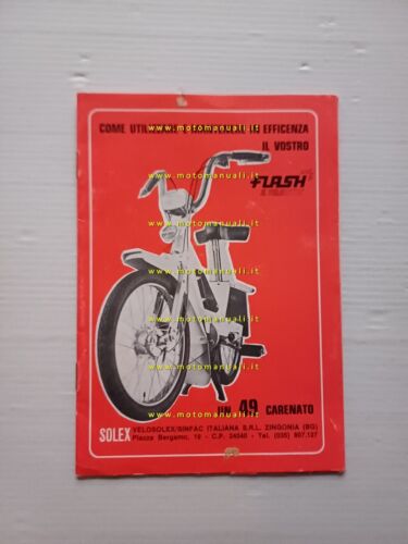Velosolex Flash 48 manuale uso originale italiano owner's manual