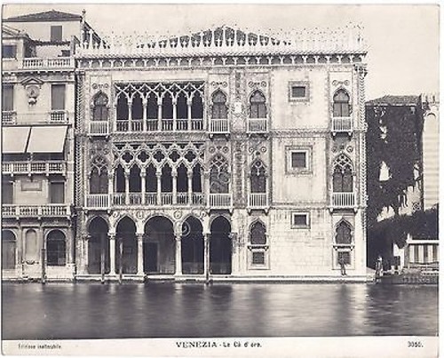 Venezia -La Cà d'Oro - inizi 900 - early XX …