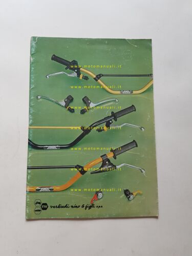 Verlicchi catalogo generale manubri leve comandi gas moto anni 70 …